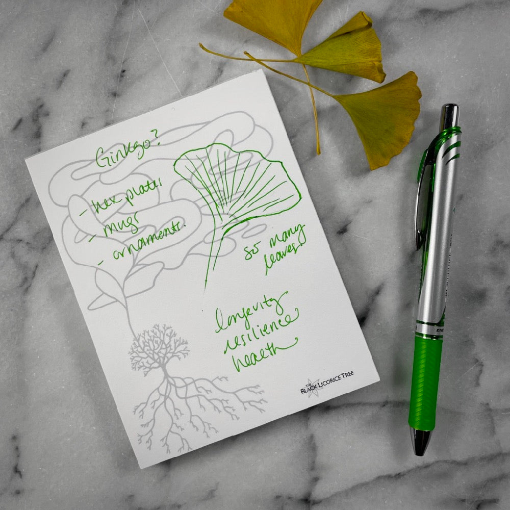 The Black Licorice Tree Notepad